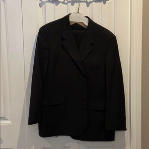 Kenneth Cole three button black suit